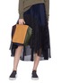 Figure View - Click To Enlarge - A-ESQUE - 'Basket Midi' leather bag
