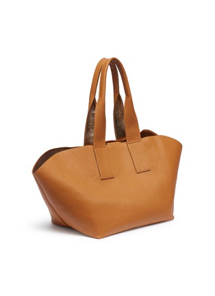 Detail View - Click To Enlarge - A-ESQUE - 'Pick Up' leather tote bag
