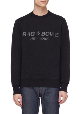 Main View - Click To Enlarge - RAG & BONE - 'Upside Down' logo print sweatshirt