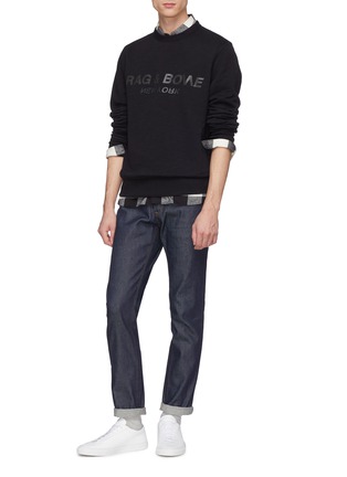 Figure View - Click To Enlarge - RAG & BONE - 'Upside Down' logo print sweatshirt