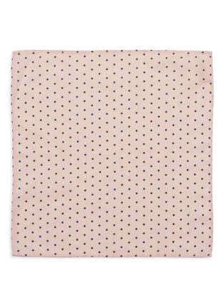 Detail View - Click To Enlarge - POCKET SQUARE CLOTHING - 'The Lowell' polka dot print pocket square