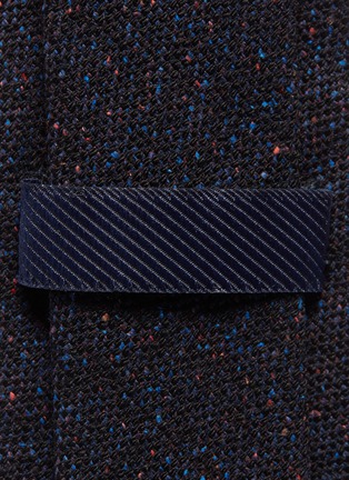 Detail View - Click To Enlarge - POCKET SQUARE CLOTHING - 'The Cooper' wool tweed tie