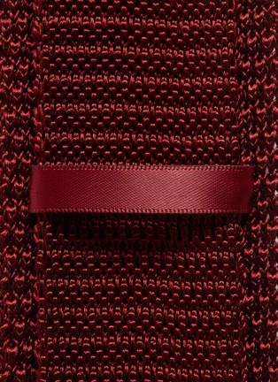 Detail View - Click To Enlarge - POCKET SQUARE CLOTHING - 'The Bradley' silk knit tie