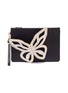 Main View - Click To Enlarge - SOPHIA WEBSTER - 'Flossy Butterfly' appliqué leather pouch