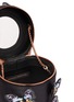 Detail View - Click To Enlarge - SOPHIA WEBSTER - 'Bonnie' butterfly appliqué satin crossbody bucket bag