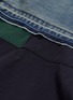  - SACAI - Windbreaker back patchwork denim jacket