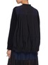 Back View - Click To Enlarge - SACAI - Contrast back wool cable knit cardigan
