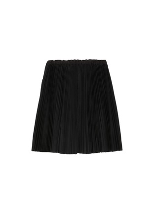 Figure View - Click To Enlarge - SACAI - Pleated back kids denim skirt