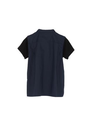 Figure View - Click To Enlarge - SACAI - Shirt collar poplin back kids T-shirt