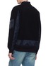 Back View - Click To Enlarge - SACAI - Knit panel patchwork bomber jacket