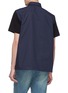 Back View - Click To Enlarge - SACAI - Shirt collar poplin back panel T-shirt