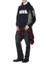 Figure View - Click To Enlarge - SACAI - Colourblock panelled outseam jeans