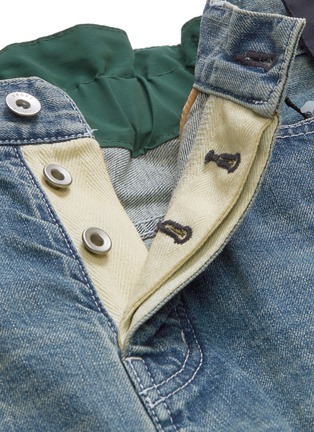  - SACAI - Colourblock panelled outseam jeans