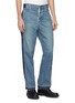 Front View - Click To Enlarge - SACAI - Colourblock panelled outseam jeans