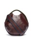 Main View - Click To Enlarge - A-ESQUE - 'Petal Pure' colourblock leather bag