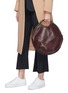 Figure View - Click To Enlarge - A-ESQUE - 'Petal Pure' colourblock leather bag