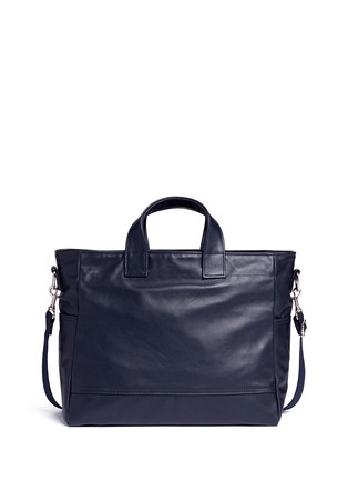 Main View - Click To Enlarge - MEILLEUR AMI PARIS - 'Petit Ami' leather messenger tote bag