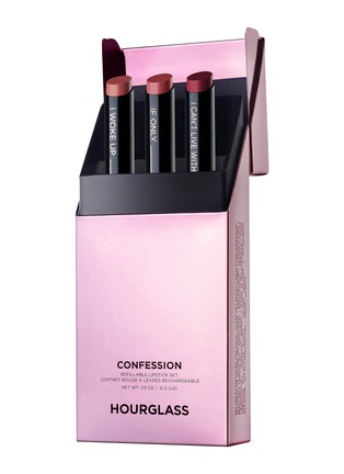 Main View - Click To Enlarge - HOURGLASS - Confession Refillable Lipstick Set