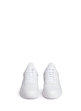 Front View - Click To Enlarge - FILLING PIECES - 'Low Top' leather sneakers