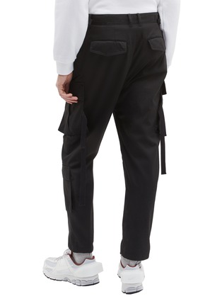 Back View - Click To Enlarge - JUUN.J - Strap twill cargo pants
