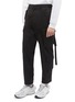 Front View - Click To Enlarge - JUUN.J - Strap twill cargo pants