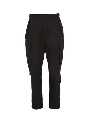 Main View - Click To Enlarge - JUUN.J - Strap twill cargo pants