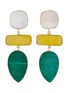 Main View - Click To Enlarge - KENNETH JAY LANE - Geometric link drop earrings