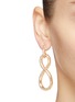 Figure View - Click To Enlarge - KENNETH JAY LANE - Infinity loop drop earrings
