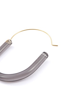 Detail View - Click To Enlarge - KENNETH JAY LANE - U-shaped hoop earrings