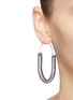 Figure View - Click To Enlarge - KENNETH JAY LANE - U-shaped hoop earrings