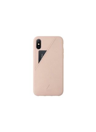 Main View - Click To Enlarge - NATIVE UNION - CLIC Card iPhone X/XS case – Rose