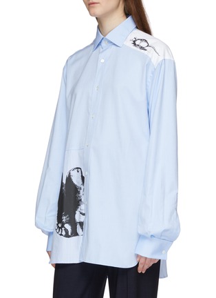 Front View - Click To Enlarge - JW ANDERSON - Dürer feet mouse print unisex shirt