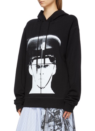 Front View - Click To Enlarge - JW ANDERSON - x Gilbert & George 'Policeman' graphic print unisex hoodie
