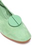 Detail View - Click To Enlarge - MERCEDES CASTILLO - 'Lena' oversized nailhead disc suede ballerina flats