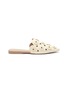 Main View - Click To Enlarge - MERCEDES CASTILLO - 'Portia' eyelet cutout leather slides