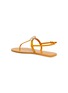  - MERCEDES CASTILLO - 'Hollen' nailhead disc leather thong sandals