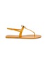 Main View - Click To Enlarge - MERCEDES CASTILLO - 'Hollen' nailhead disc leather thong sandals