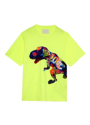 Main View - Click To Enlarge - JUUN.J - Graffiti dinosaur textured print T-shirt