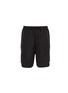 Main View - Click To Enlarge - JUUN.J - Zip outseam pinstripe front wool shorts