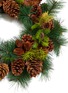 Detail View - Click To Enlarge - SHISHI - Pinecone wreath small Christmas ornament