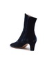 Detail View - Click To Enlarge - EMMA HOPE - 'High Zippo' velvet ankle boots