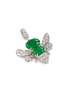 Detail View - Click To Enlarge - SAMUEL KUNG - Diamond jadeite 18k white gold pendant