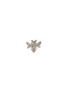 Figure View - Click To Enlarge - SAMUEL KUNG - Diamond jadeite 18k white gold brooch