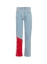 Main View - Click To Enlarge - VETEMENTS - x Levi Strauss & Co. contrast panel patchwork jeans