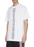 Detail View - Click To Enlarge - VETEMENTS - 'Translated' slogan print unisex T-shirt