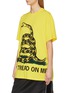Front View - Click To Enlarge - VETEMENTS - Snake slogan print unisex T-shirt