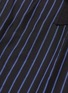  - YOHJI YAMAMOTO - Contrast overlay wrap pinstripe pants