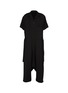 Main View - Click To Enlarge - YOHJI YAMAMOTO - Chest pocket belted wool twill overalls