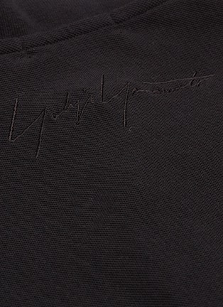  - YOHJI YAMAMOTO - Logo embroidered polo shirt