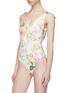 Figure View - Click To Enlarge - ZIMMERMANN - 'Heathers' tie shoulder garden floral print one-piece swimsuit